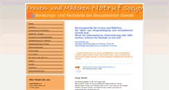 Desktop Screenshot of frauennotruf-speyer.de